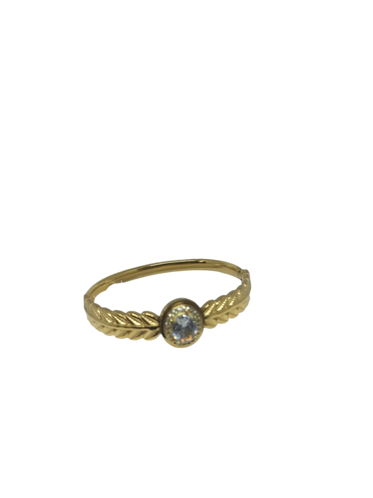 Anti Tarnish Golden Round Eye Bracelet