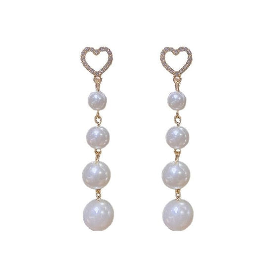 Heart with Pearl Drop