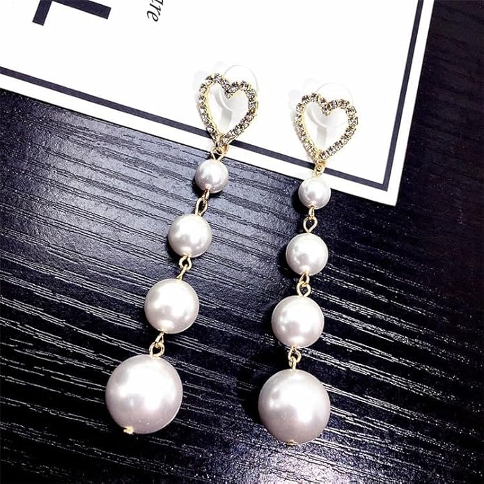 Heart with Pearl Drop
