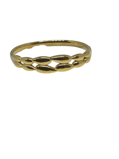 Anti Tarnish Golden Droplet Bracelet