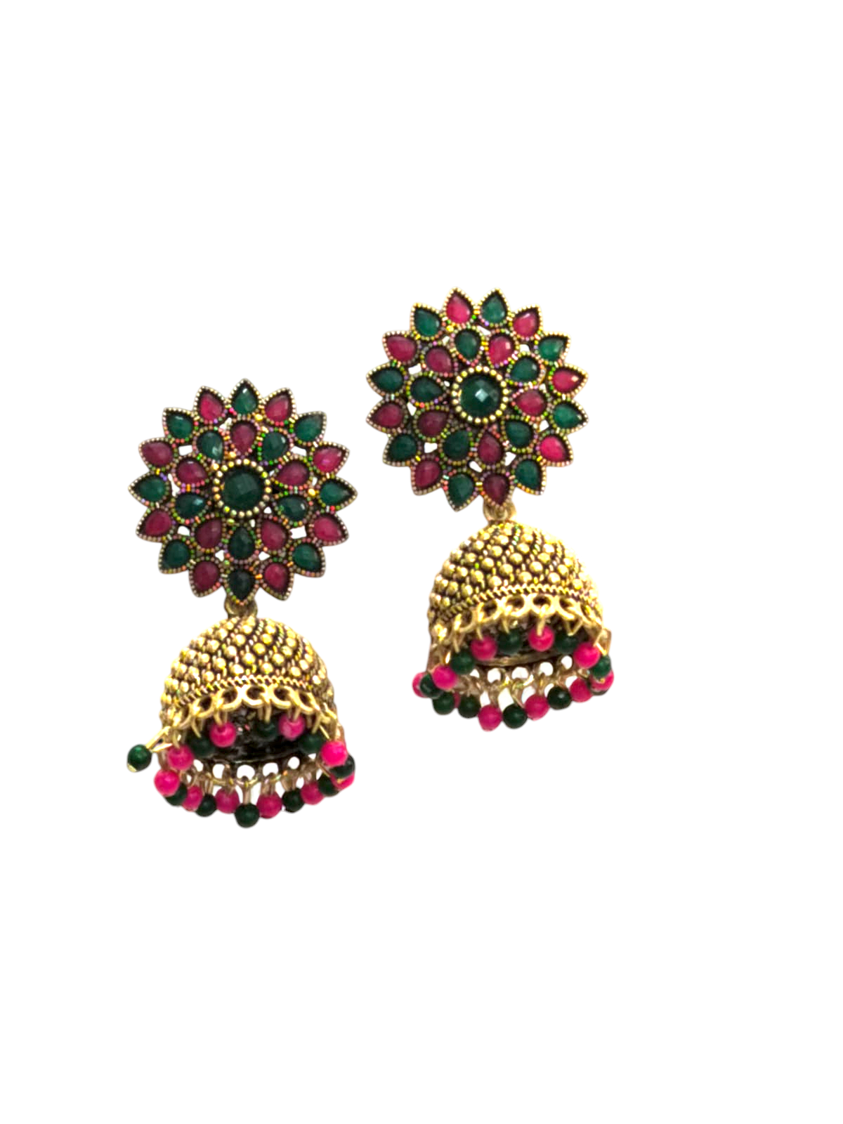Multicolor Gold Oxidized Khumka