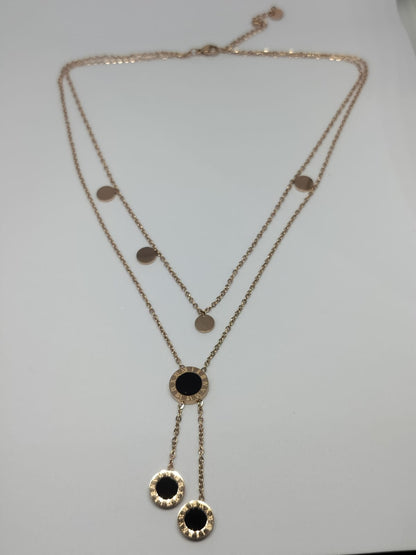 Anti Tarnish Double Chain Necklace