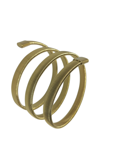 Anti Tarnish Spiral Bracelet