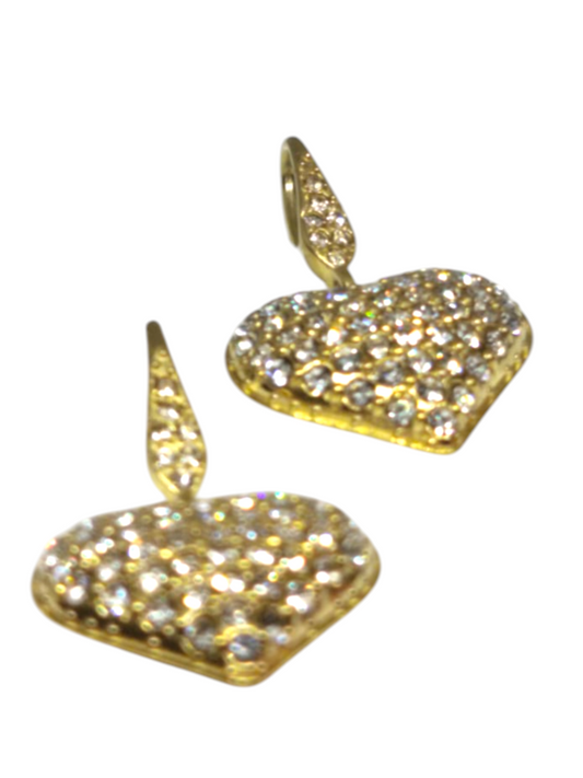 Sparkling Diamond heart Earring